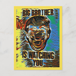 PL#958584 Big Brother is Watching Postcard
