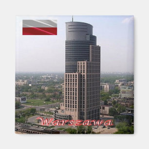 PL - Poland - Warsaw - Trade Tower Magnet