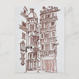 Placa de Manises in Old Town   Valencia, Spain Postcard