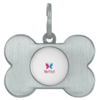 Placa para Mascotas Enmarcada – Detalle Decorativo Pet ID Tag