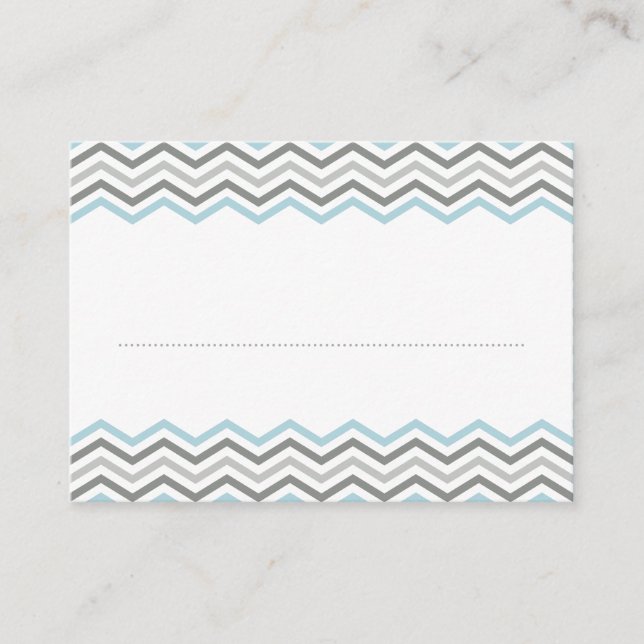 PLACE CARDS :: chevron1 3 (Front)