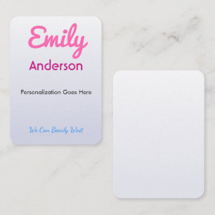 Place Cards Custom Printed Guest Seating Elegant