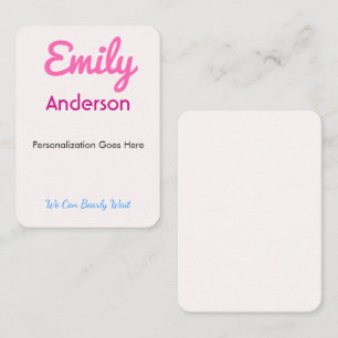 Place Cards Custom Printed Guest Seating Elegant