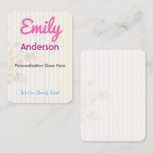 Place Cards Custom Printed Guest Seating Elegant