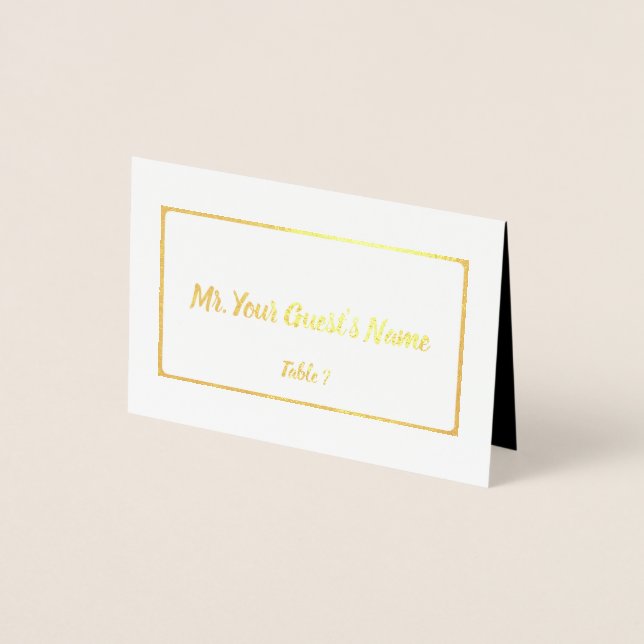 Place Cards Frame (Front)