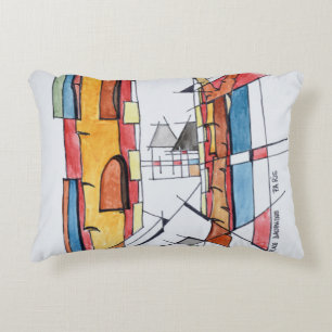 Place Dauphine Ile de la Cite, Paris Decorative Cushion