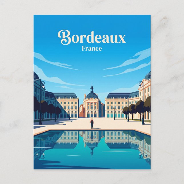 Place de la Bourse France Postcard (Front)