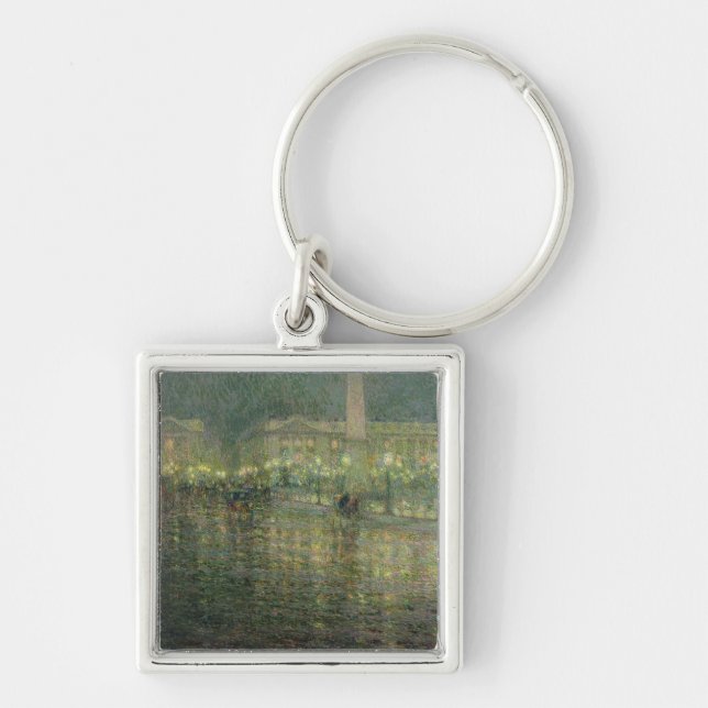 Place de la Concorde, c.1909 Key Ring (Front)