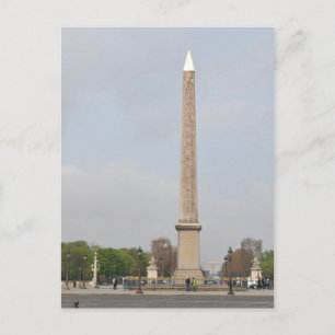 Place de la Concorde in Paris France Postcard