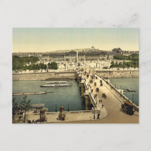Place de la Concorde, Paris, France classic Photoc Postcard