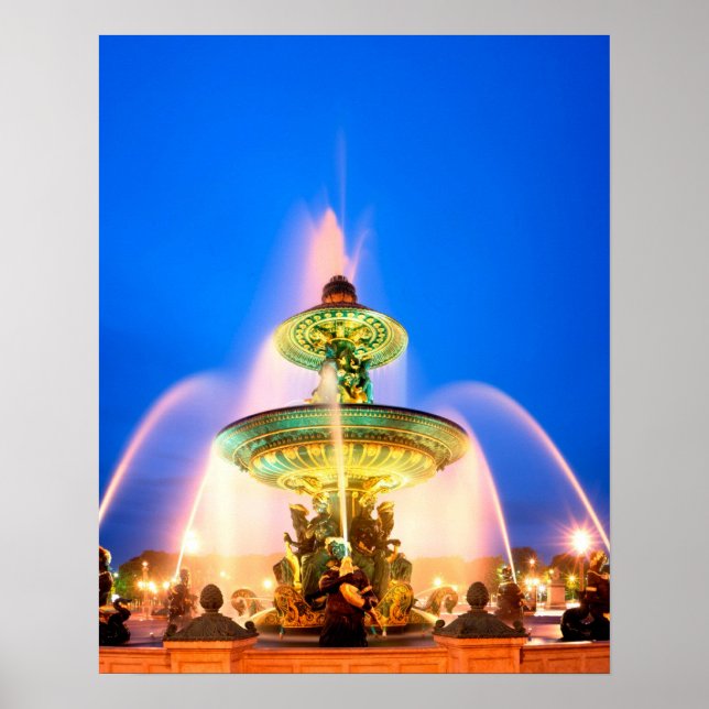 Place de la Concorde, Paris, France Poster (Front)