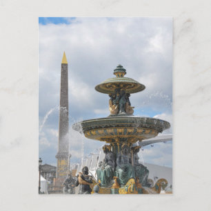 Place de la Concorde, Paris Postcard