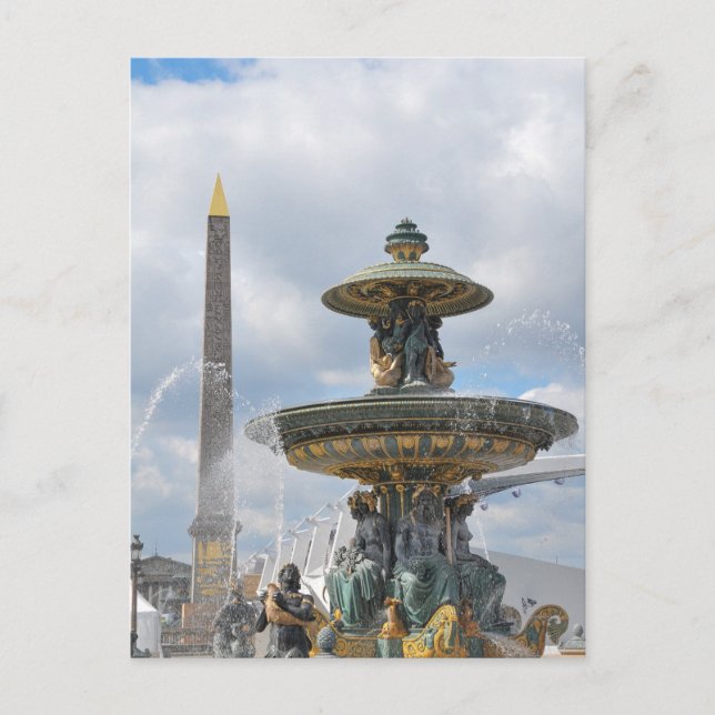 Place de la Concorde, Paris Postcard (Front)