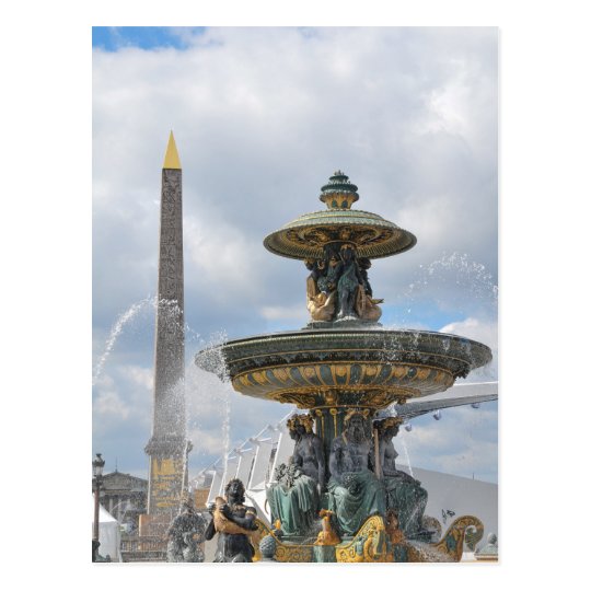Place de la Concorde, Paris Postcard