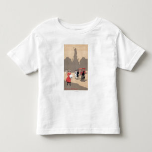 Place de la Republique Art Deco Scene Toddler T-Shirt