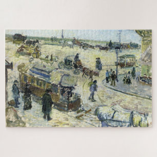 Place de la République, Rouen with Tramway (1883) Jigsaw Puzzle