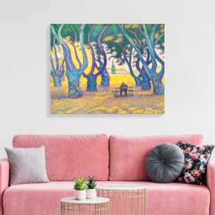 Place des Lices, St. Tropez   Paul Signac   Canvas Print