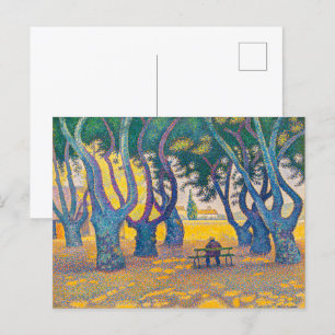 Place des Lices, St. Tropez   Paul Signac   Postcard