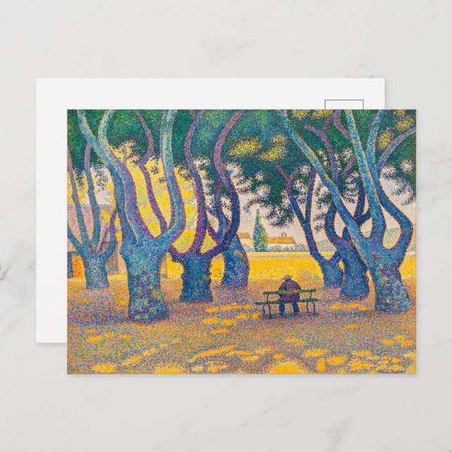 Place des Lices, St. Tropez | Paul Signac | Postcard (Front/Back)