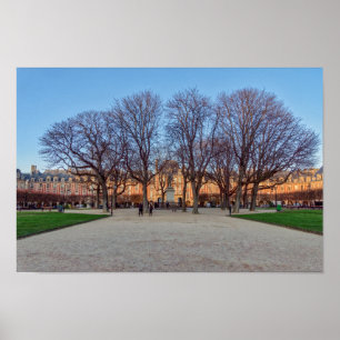 Place des Vosges in Paris - France Poster
