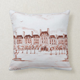 Place des Vosges   Marais, Paris Cushion