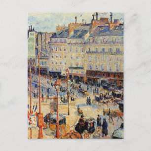 Place du Havre, Paris by Camille Pissarro Postcard