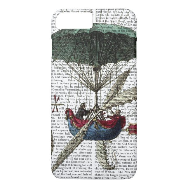 Place Du Louvre Hot Air Balloon Case-Mate iPhone Case (Back)