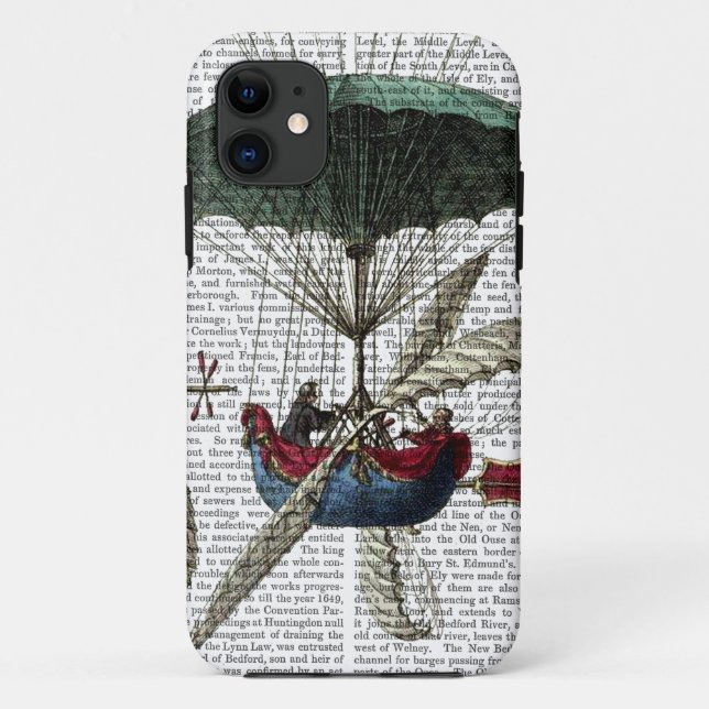 Place Du Louvre Hot Air Balloon Case-Mate iPhone Case (Back)