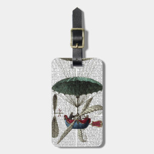 Place Du Louvre Hot Air Balloon Luggage Tag