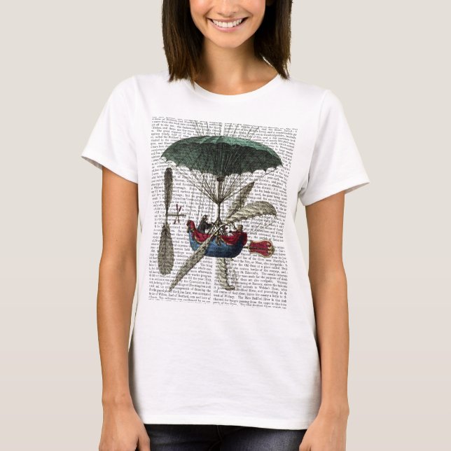 Place Du Louvre Hot Air Balloon T-Shirt (Front)