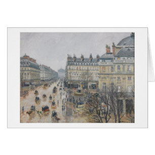 Place du Theatre Francais, Paris: Rain, 1898
