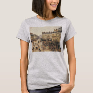 Place du Theatre Francais, Paris Rain by Pissarro T-Shirt