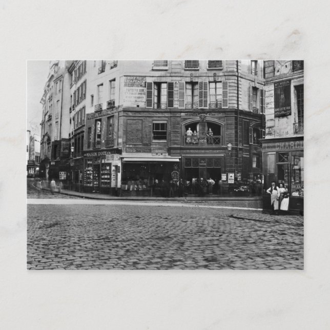 Place Gozlin, Paris c.1865 Postcard (Front)