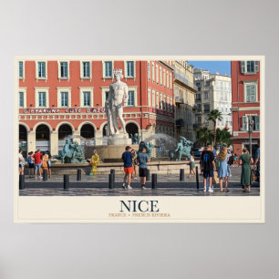 Place Masséna and the Fountain of the Sun Poster