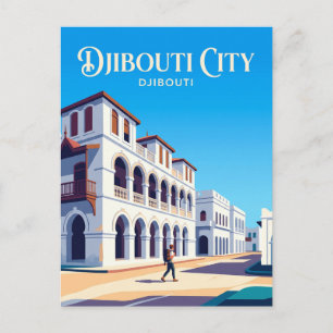 Place Menelik Djibouti Postcard