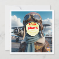Place my face in the pic, flying aeroplane, pilot