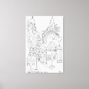 Place St. Andre des Arts Paris, France Canvas Print