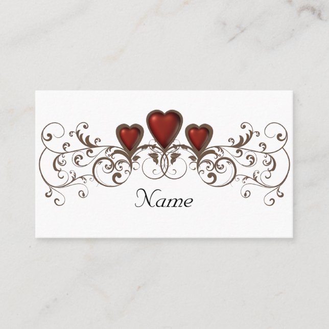 Place Table Number Name Cards Remove "Name" (Front)