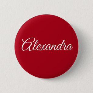 place your name 6 cm round badge