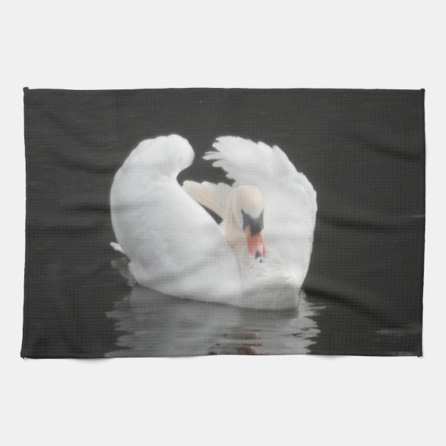 Placemat Swan River Swimming Tea Towel (Horizontal)