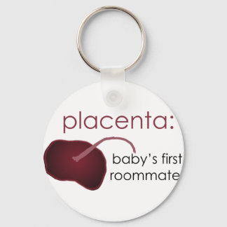 placenta, baby's first roommate key ring