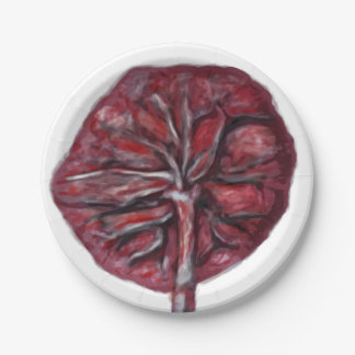 Placenta plate, baby shower, blessing way paper plate