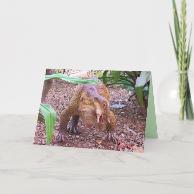 Placerias - Dinosaur Greeting Card (Front)