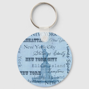 Places New York Key Ring