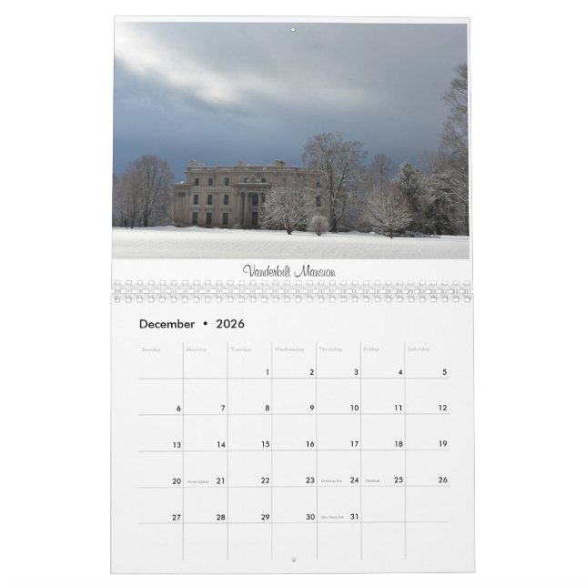 Places of interest in Hudson Valley Calendar (Dec 2026)