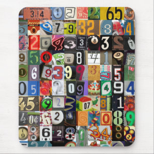 Places of Pi Mouse Mat