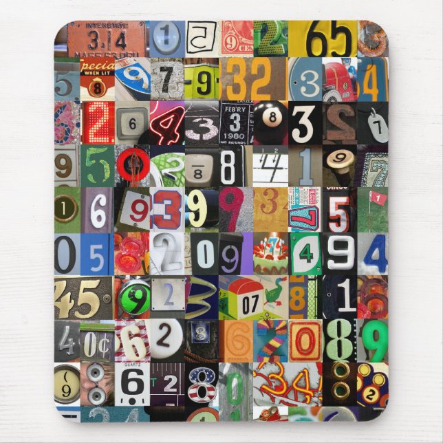 Places of Pi Mouse Mat (Front)