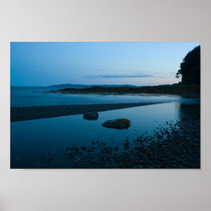 Placid Evening, Penobscot Bay, Maine. Poster