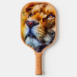 Placid Lion Face Pickleball Paddle