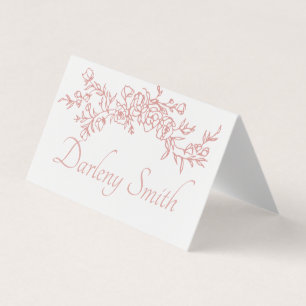 Placing Card Simple Minimalist